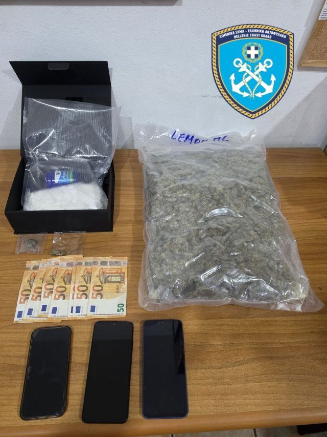 Ναρκoμπλόκο με μεγάλη ποσότητα κοκαΐνης και κάνναβης